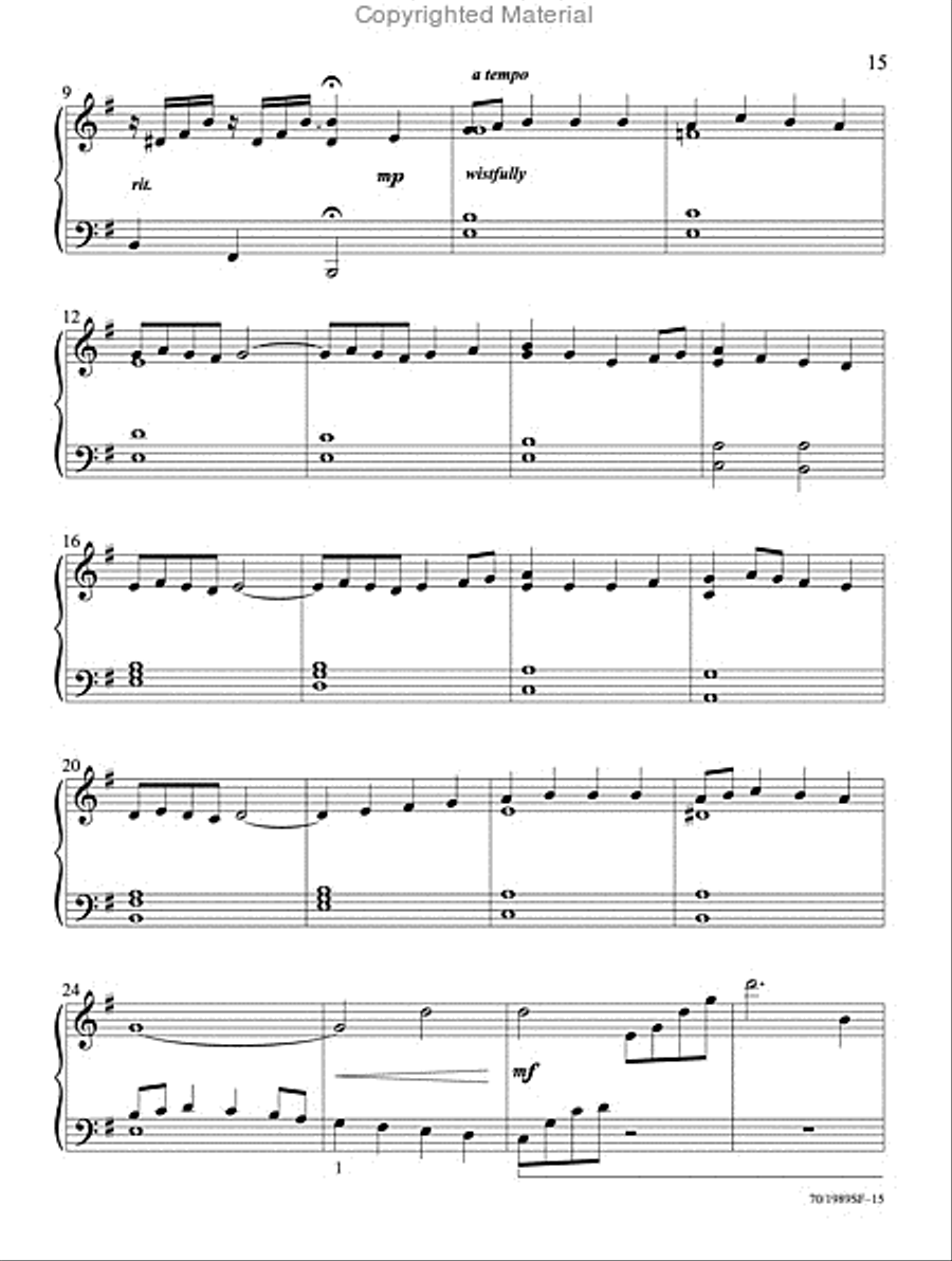 A Fireside Christmas Piano Solo scores gallery preview page 12