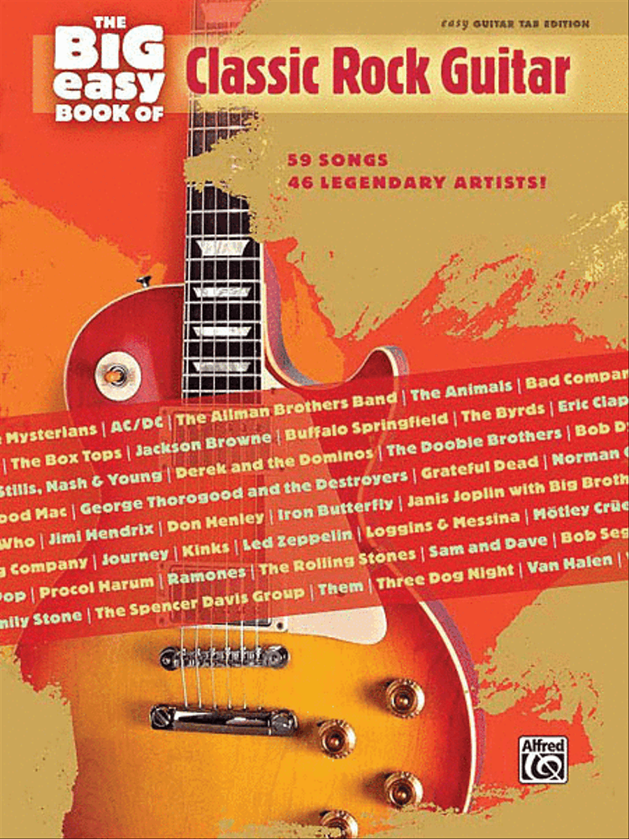 The Big Easy Book of Classic Rock Guitar Electric Guitar scores gallery preview page 1