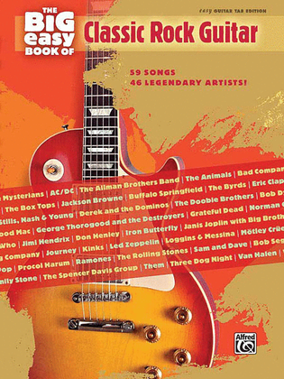 Book cover for The Big Easy Book of Classic Rock Guitar