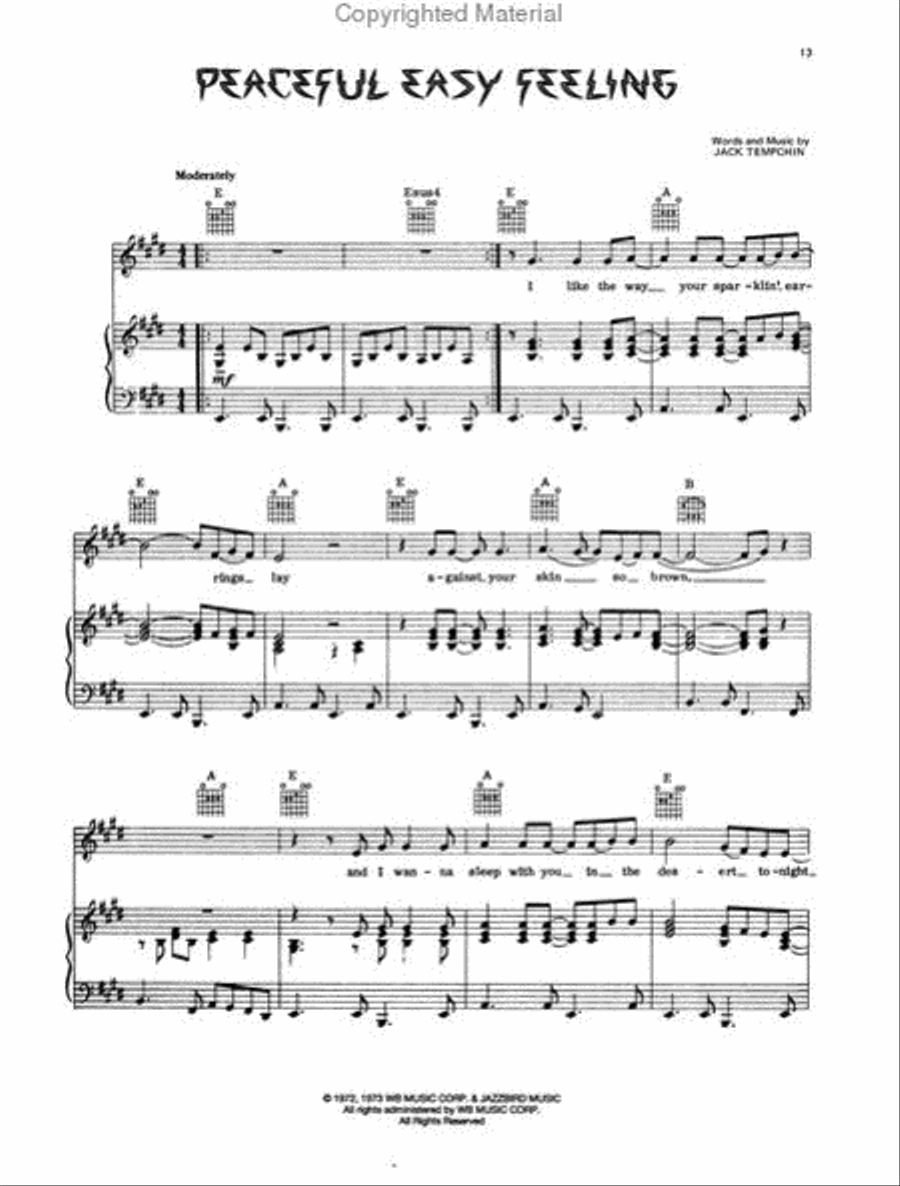 <br>Sheet music extract