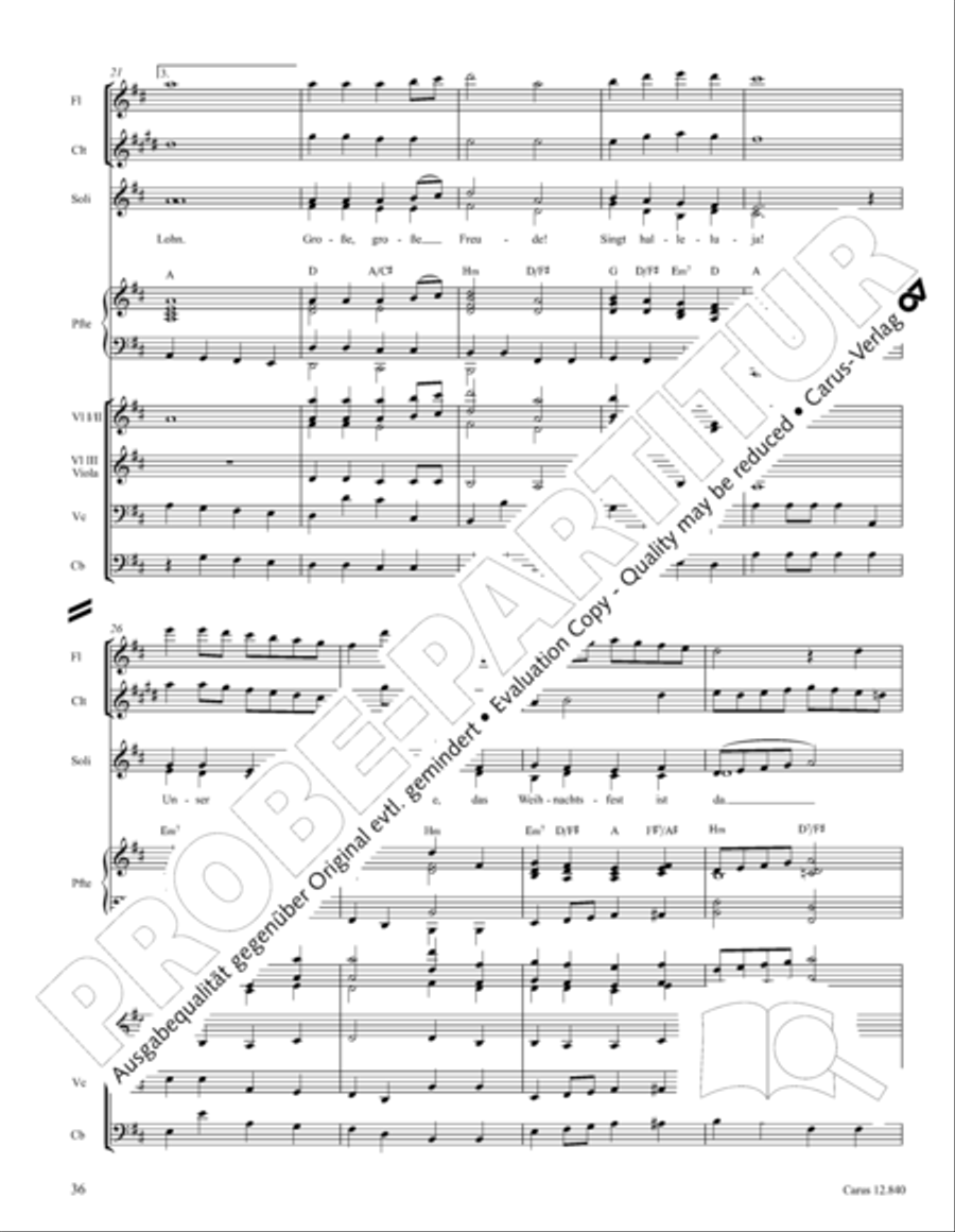 Ochs und Esel wissen mehr Orchestra scores gallery preview page 36