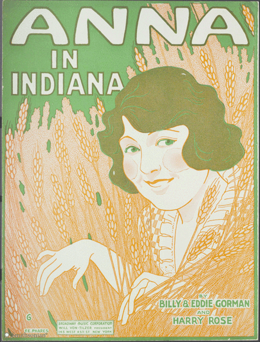 Anna in Indiana Piano, Vocal scores gallery preview page 1