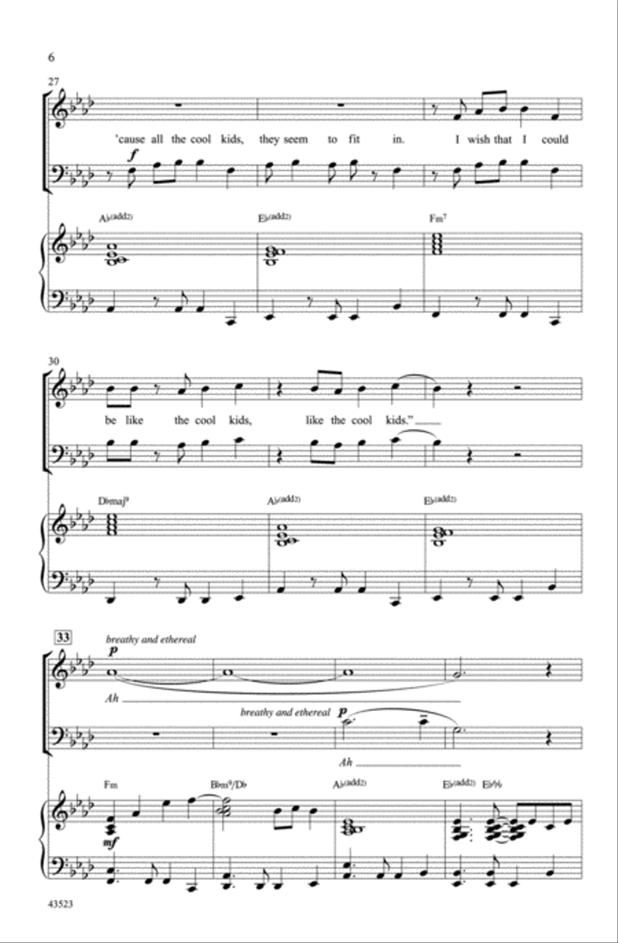 Cool Kids Choir scores gallery preview page 4