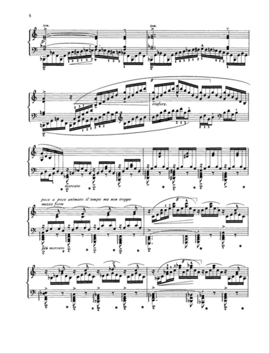 Legende No. 2 Piano Solo scores gallery preview page 6