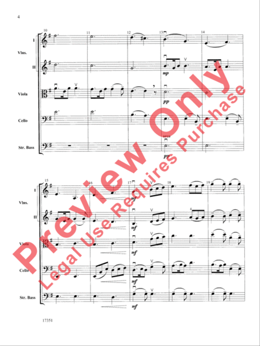 Over the Sea to Skye Over the Sea to Skye String Orchestra scores gallery preview page 5