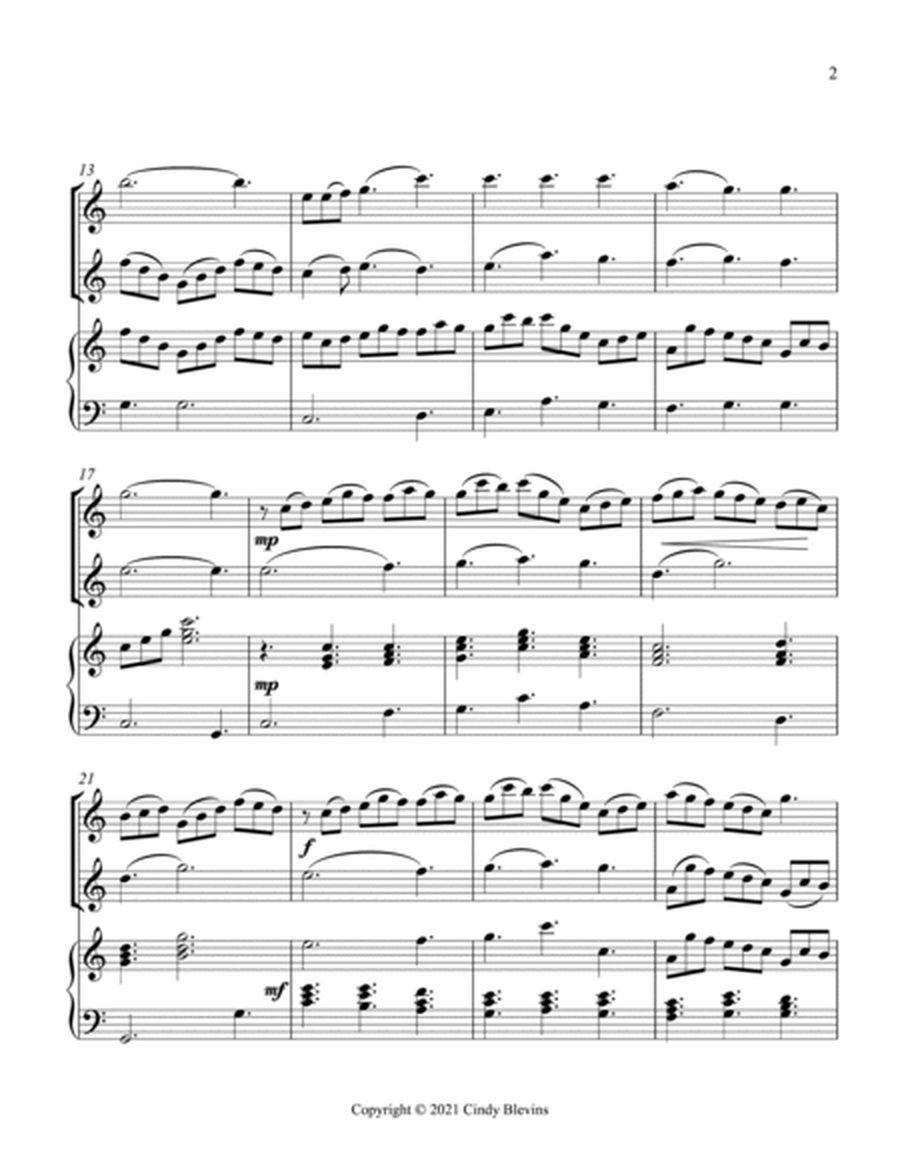 Jesu, Joy Of Man's Desiring, Two Violins and Harp image number null