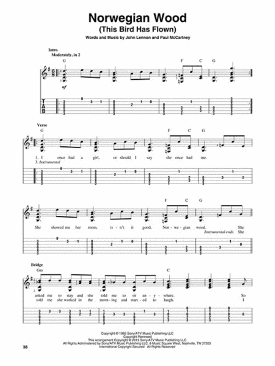 The Beatles Electric Guitar scores gallery preview page 6