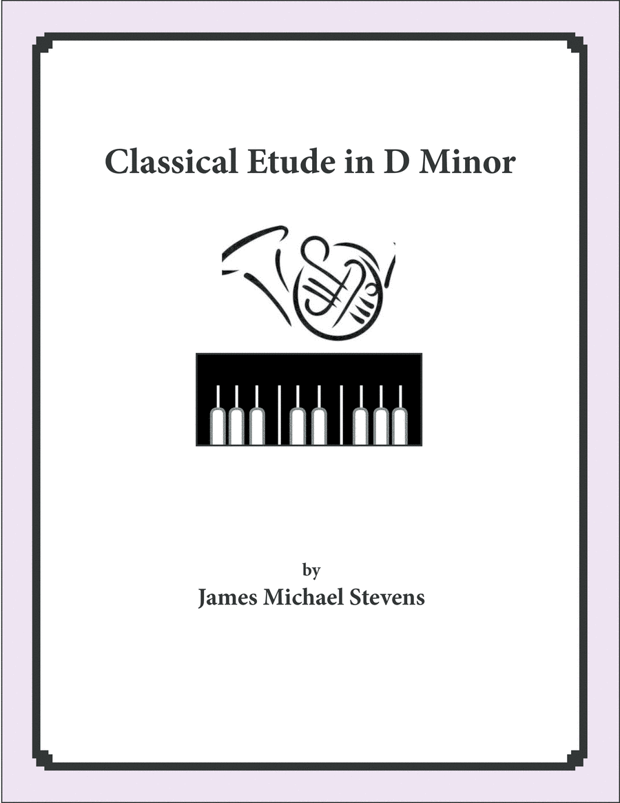 Classical Etude in D Minor - French Horn & Piano image number null