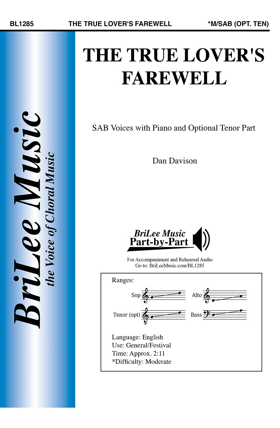 The True Lover's Farewell 4-Part scores gallery preview page 1