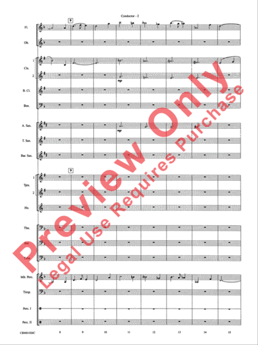 Harry Potter, Highlights from Concert Band scores gallery preview page 4