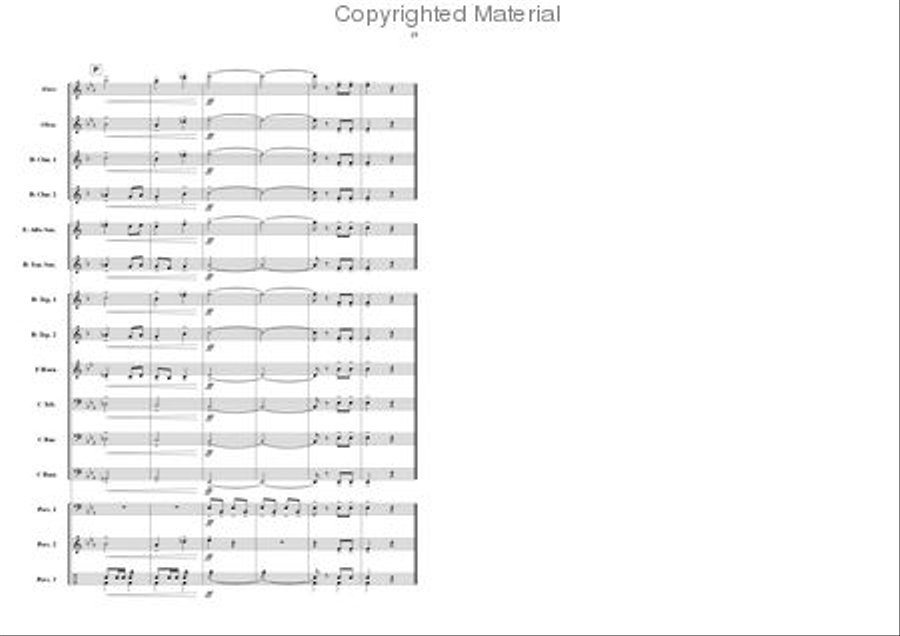 Hobson's Choice Concert Band scores gallery preview page 10