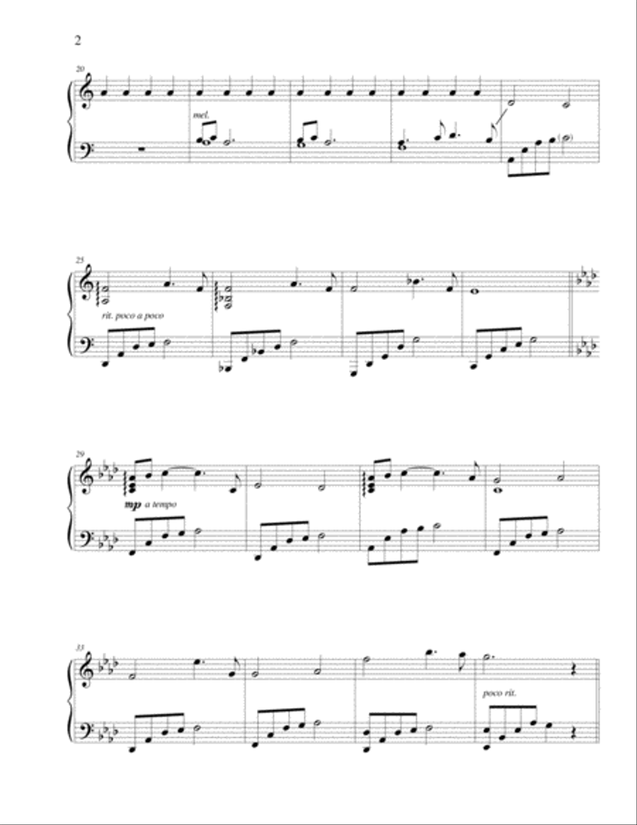 Her Healing Hands Her Healing Hands Piano Solo scores gallery preview page 2