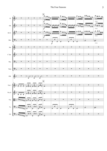Vivaldi's Autumn 3rd Movement - Score Only image number null