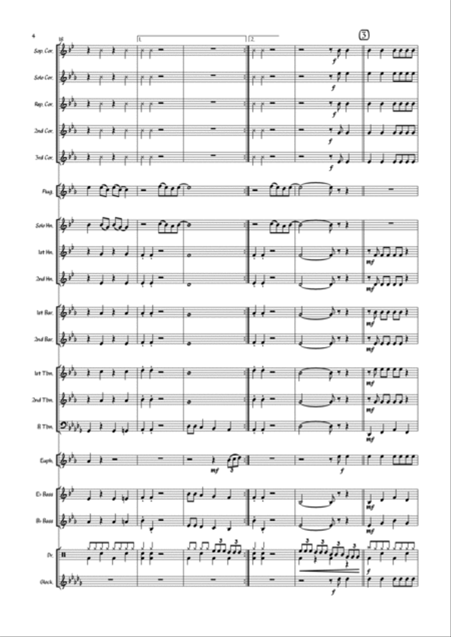 King Of The Road King Of The Road Brass Band scores gallery preview page 6