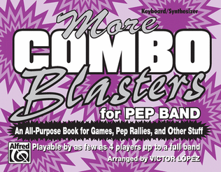 Book cover for More Combo Blasters for Pep Band (Keyboard/Synthesizer)