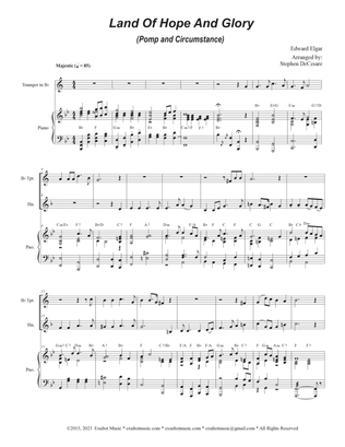 Land Of Hope And Glory (Pomp and Circumstance) (Duet for Bb-Trumpet and French Horn)