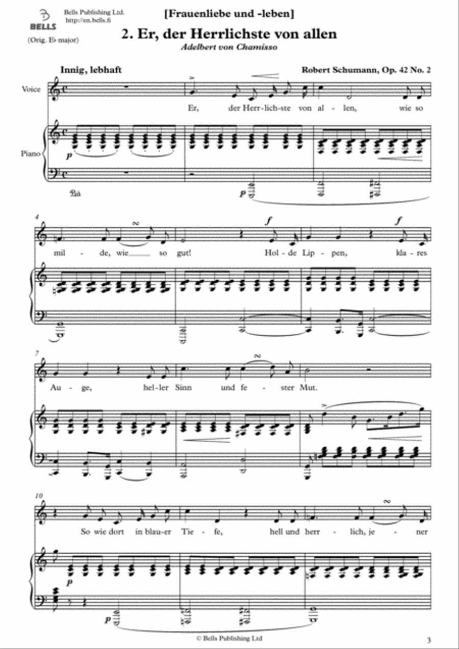 Frauenliebe und -leben, Op. 42 Voice Solo scores gallery preview page 4
