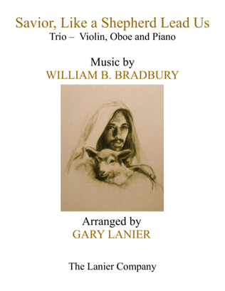 Book cover for SAVIOR, LIKE A SHEPHERD LEAD US (Trio – Violin, Oboe & Piano with Parts)