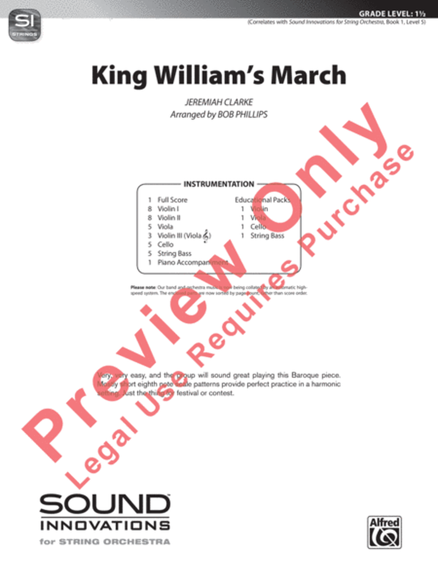 King William's March image number null