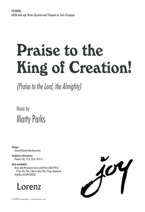 Book cover for Praise to the King of Creation!