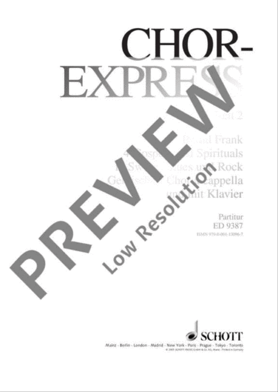 Chor-Express 4-Part scores gallery preview page 2