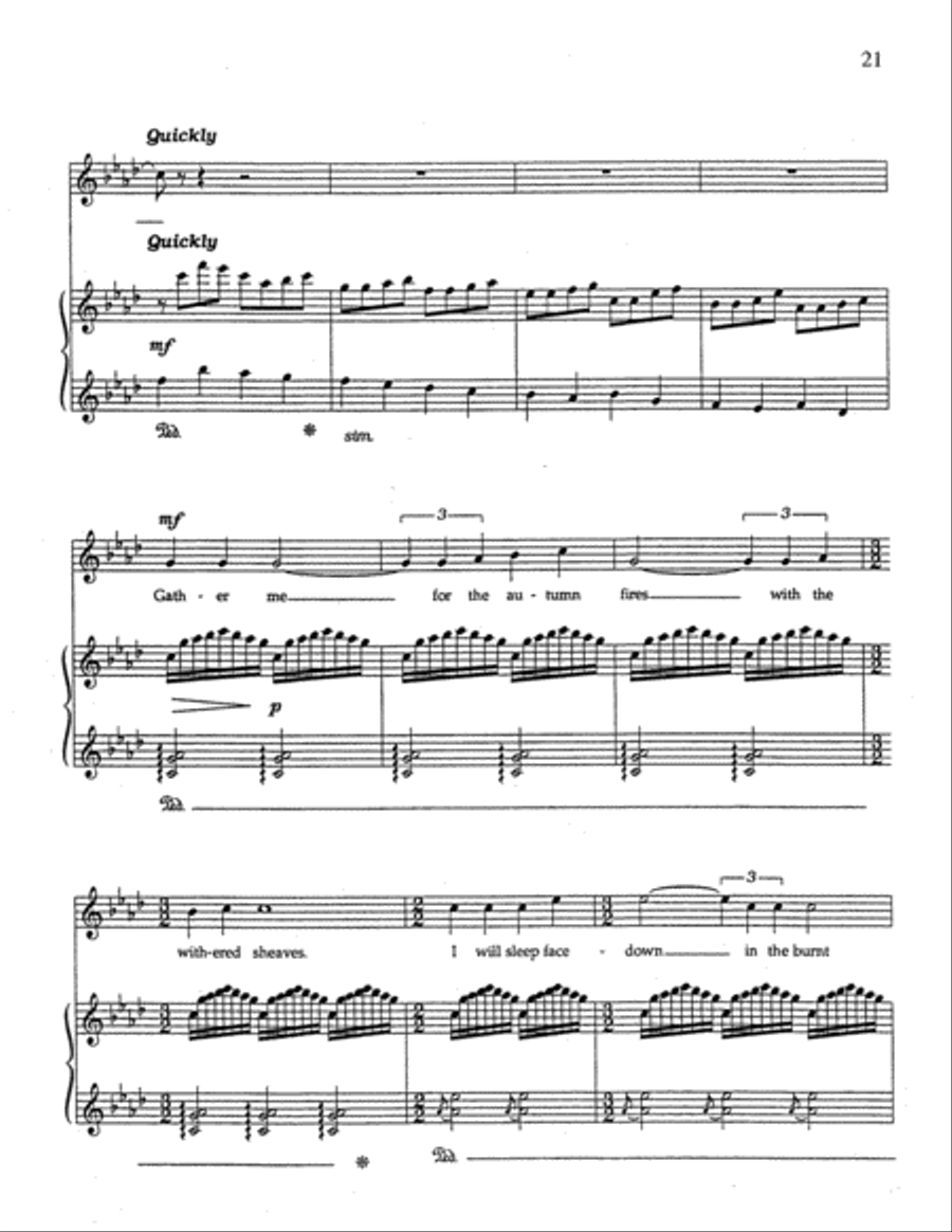 In Autumn In Autumn High Voice scores gallery preview page 3