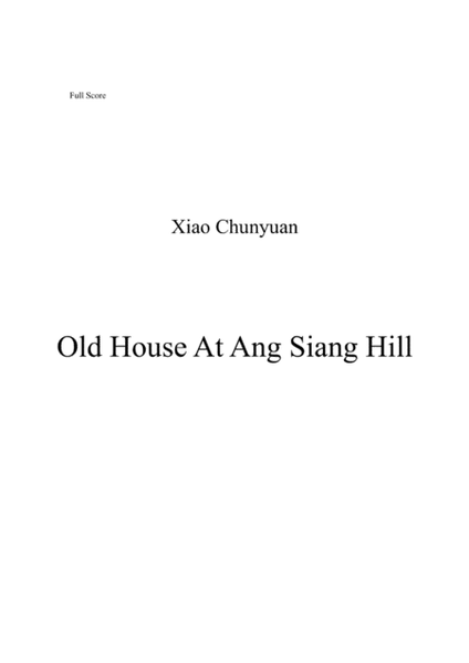 Old House At Ang Siang Hill image number null
