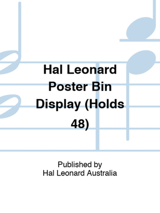 Hal Leonard Poster Bin Display (Holds 48)