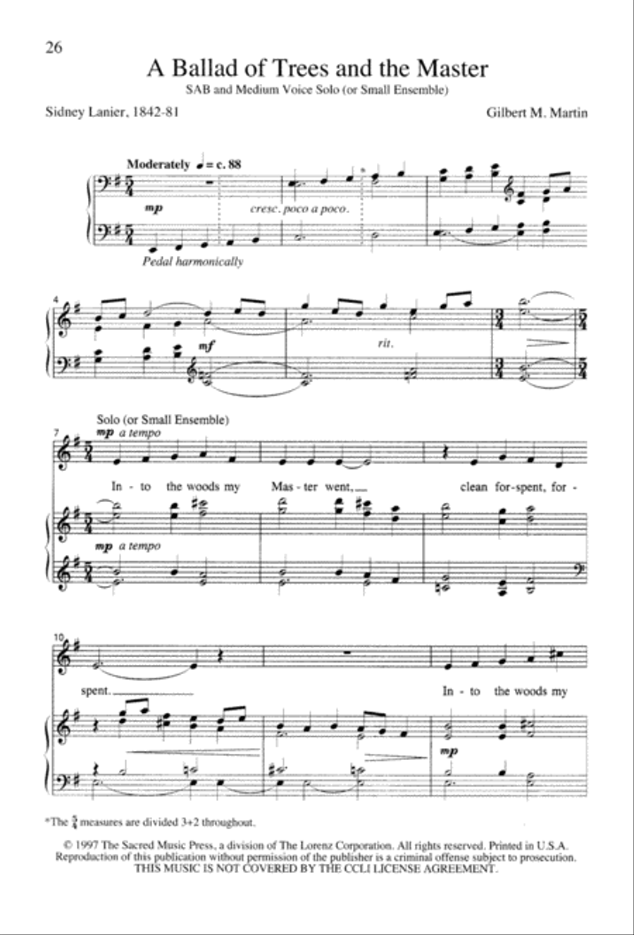 Christ the Crucified 3-Part scores gallery preview page 28
