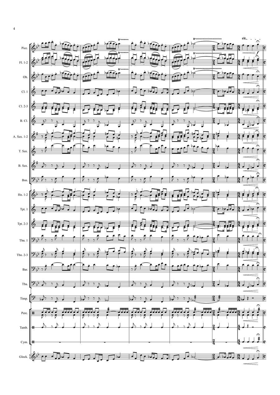 Country Fair Large Ensemble scores gallery preview page 4
