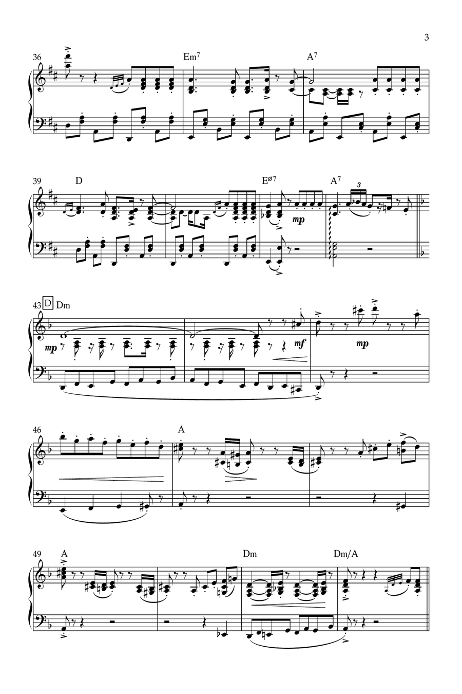 A Night Like This Piano Solo scores gallery preview page 3