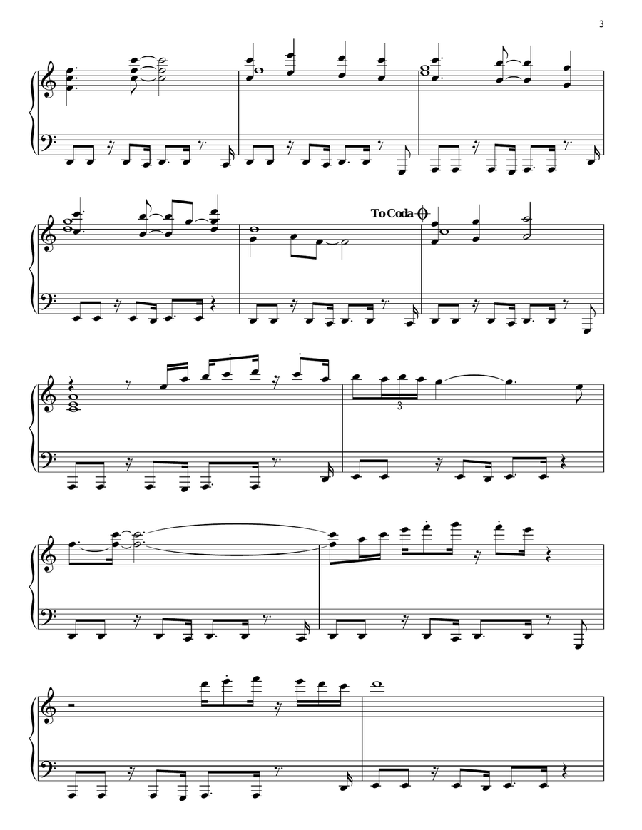 Not A Moment Too Soon Piano Solo scores gallery preview page 3