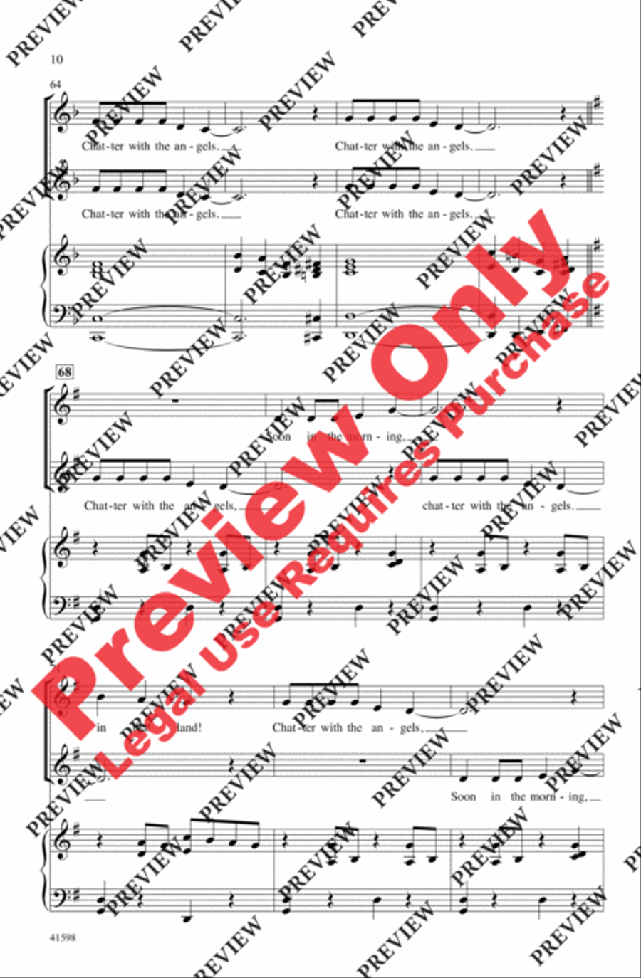 Chatter with the Angels Chatter with the Angels 2-Part scores gallery preview page 10