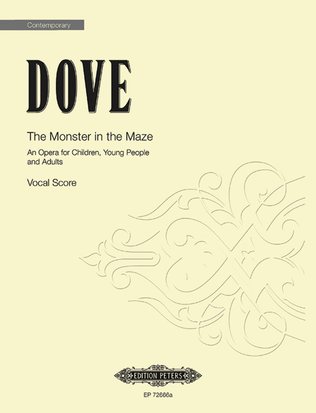 Book cover for The Monster in the Maze (English vocal score)