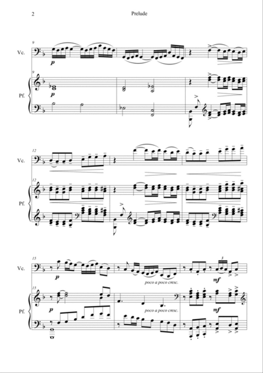 Prelude from Bergamasuqe Suite Piano scores gallery preview page 2
