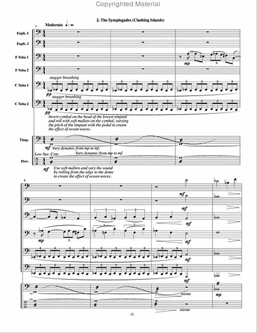 Jason and the Golden Fleece Large Ensemble scores gallery preview page 4
