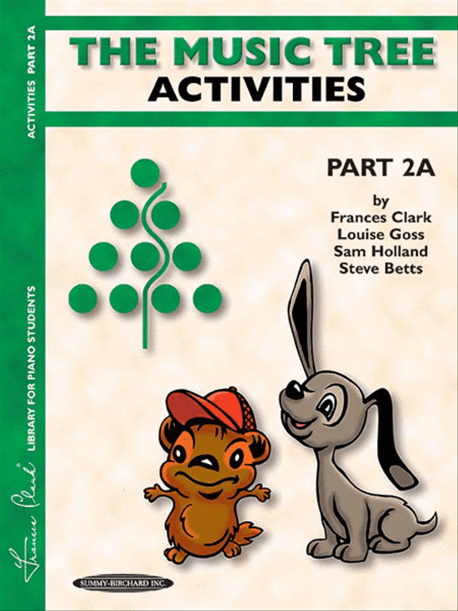 The Music Tree - Part 2A (Activities) Piano Method scores gallery preview page 1