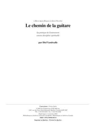 Book cover for ESSAI - Le chemin de la guitare