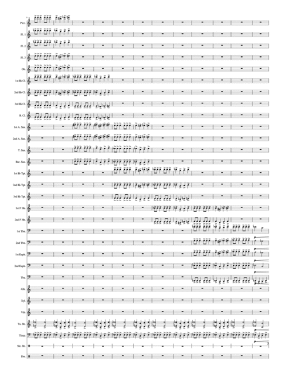 When The Sleigh Ride Ends... (Variations on Jingle Bells) Concert Band scores gallery preview page 3