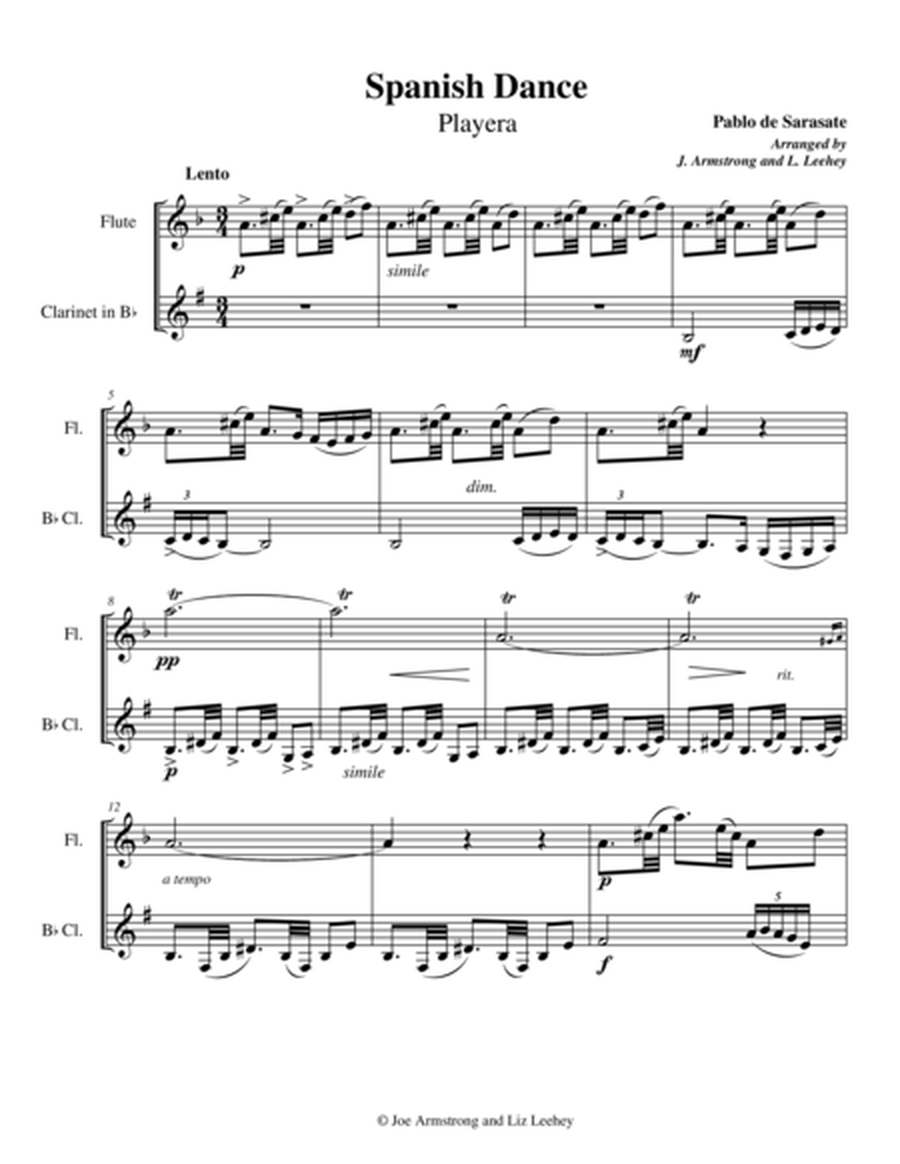Playera from Spanish Dances Op. 23