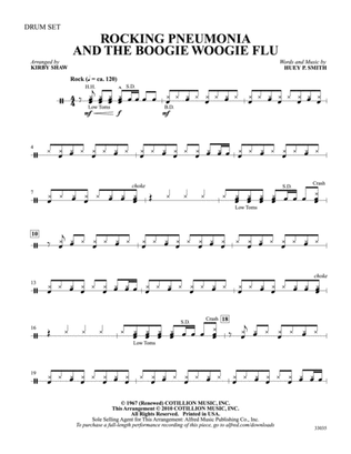 Rocking Pneumonia and the Boogie Woogie Flu: Drums