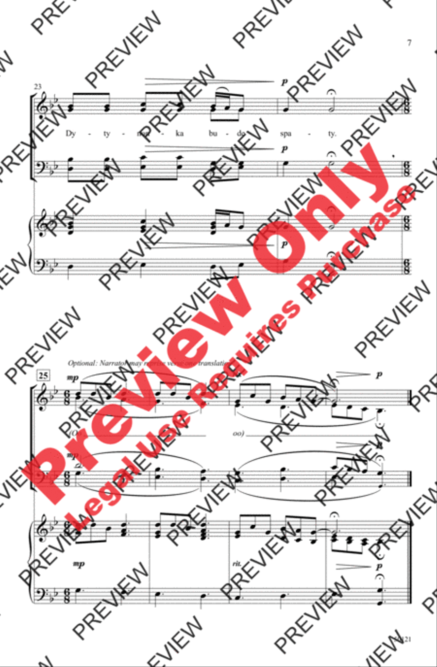 Oy Khodyt Son Oy Khodyt Son 4-Part scores gallery preview page 7