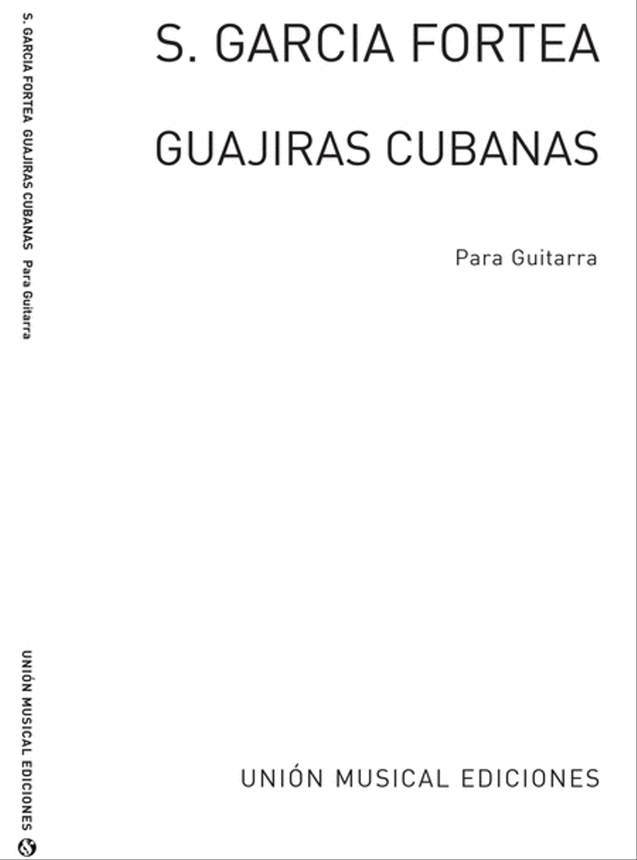 Guajiras Cubanas Acoustic Guitar scores gallery preview page 1