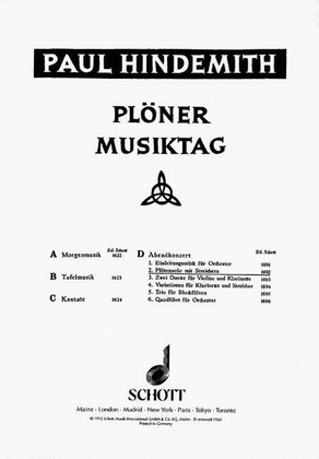 Book cover for Plöner Musiktag