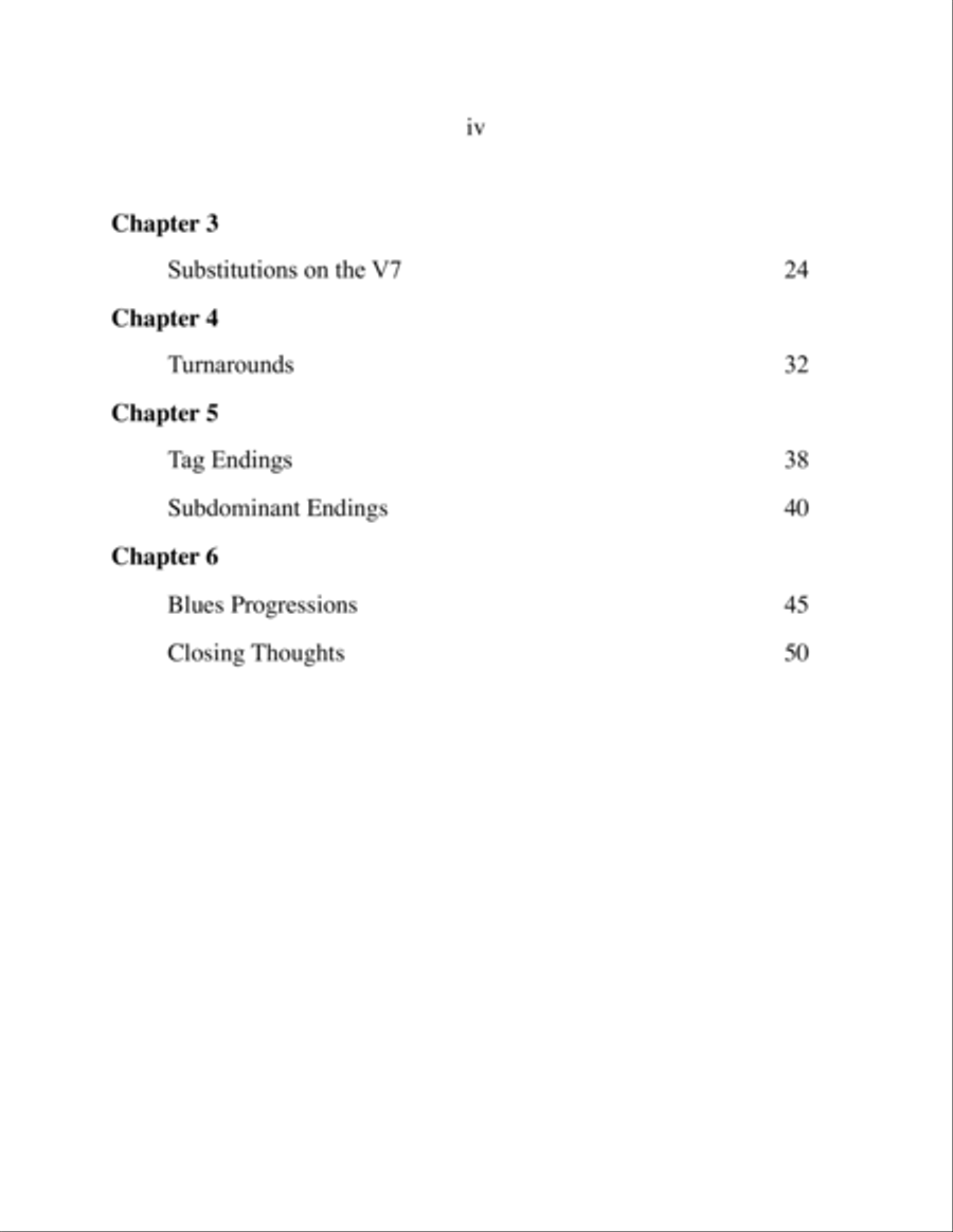 Common Chord Changes of Jazz Standards for Guitar Electric Guitar scores gallery preview page 5