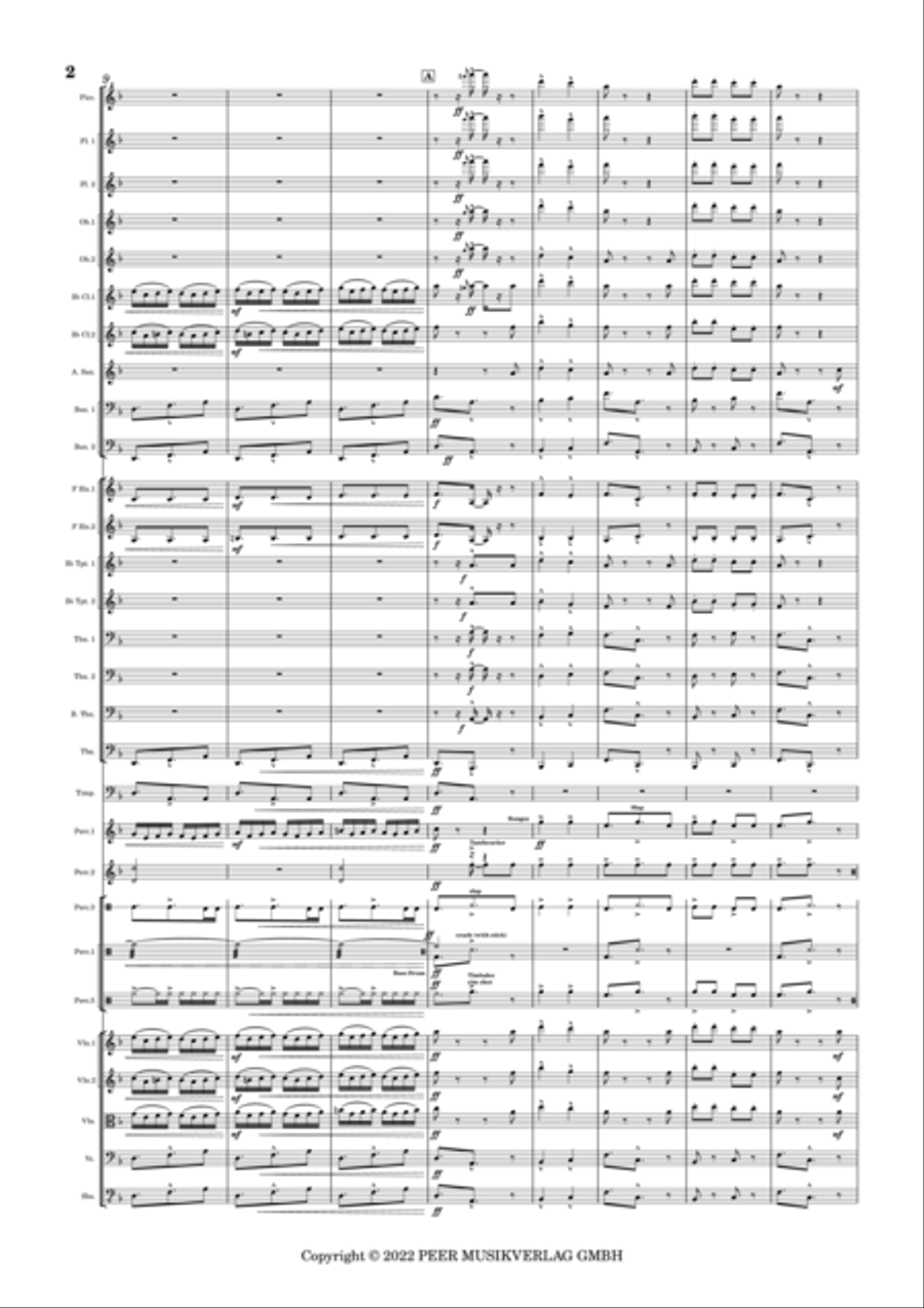 Conga Del Fuego Nuevo Full Orchestra scores gallery preview page 2