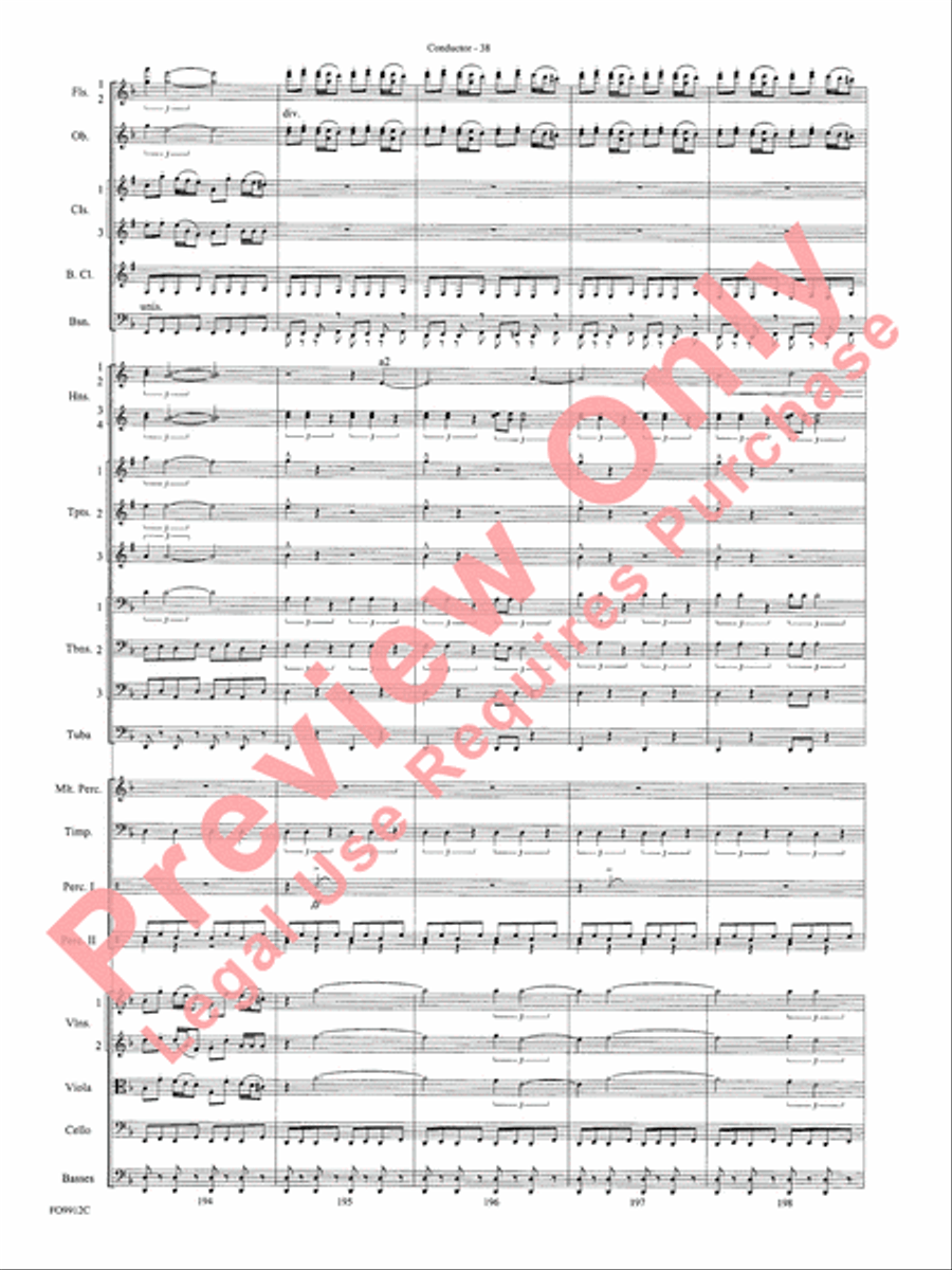 Selections from Star Wars: Episode I The Phantom Menace Full Orchestra scores gallery preview page 40