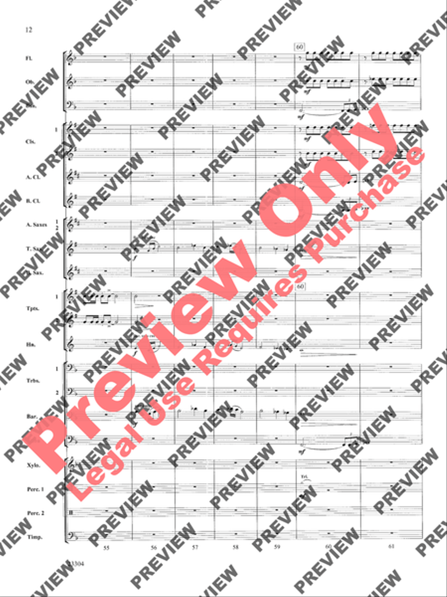 Ciudad de Festivales Concert Band scores gallery preview page 13