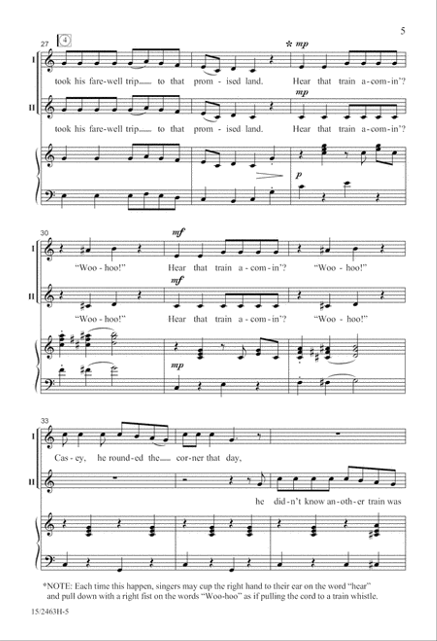 Casey Jones 2-Part scores gallery preview page 6
