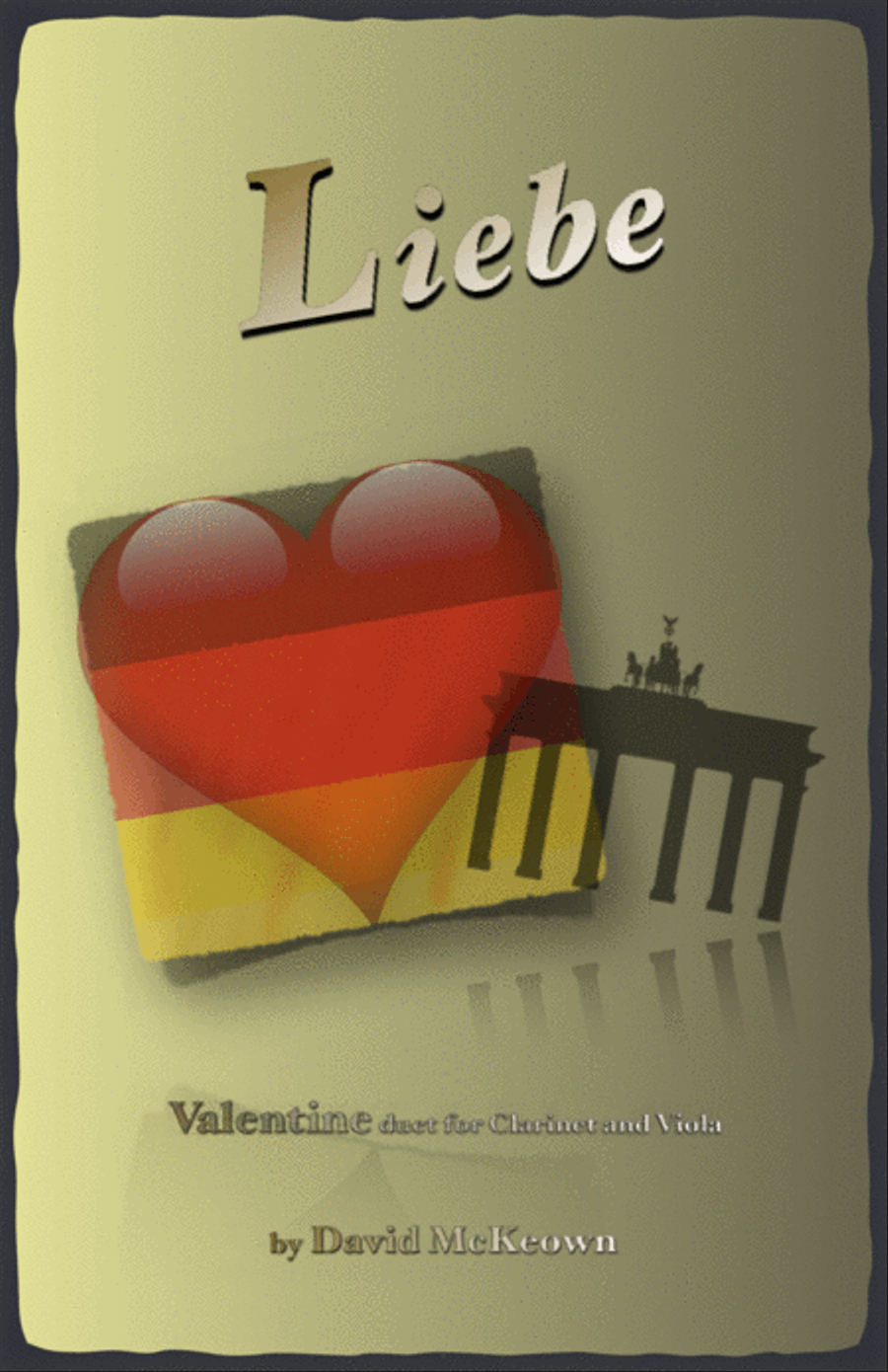Liebe, (German for Love), Clarinet and Viola Duet Clarinet scores gallery preview page 1